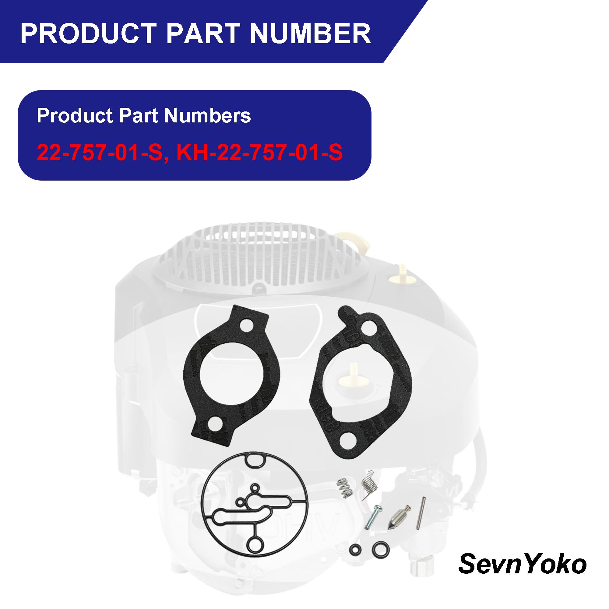 マンモKS-67H Amazon.com : 22-757-01-S Carburetor Overhaul Kit - Compatible with